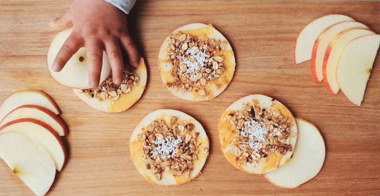 Double Crunch Apple Sandwiches - Healthy Snacks NZ