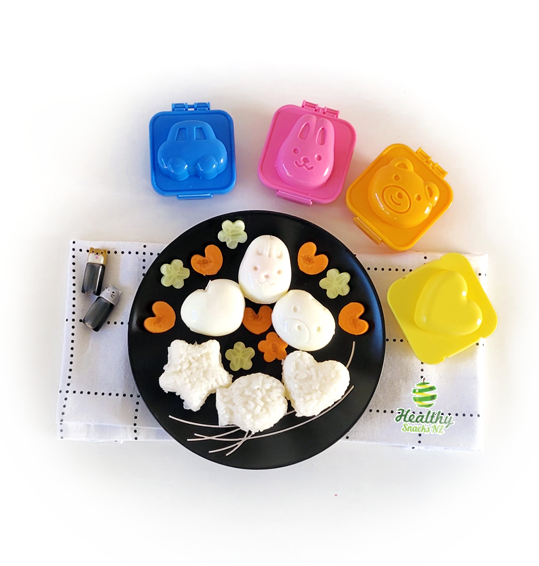 Egg and Rice Shapers, Fun Food for Kids
