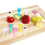 Load image into Gallery viewer, (10pc) Bento Food Picks, Animals - Healthy Snacks NZ
