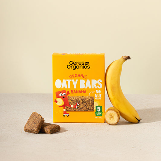 Ceres Organics, Organic Oaty Bars, 100g - Healthy Snacks NZ