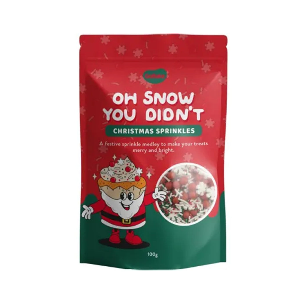 GoBake, Christmas Sprinkles, Oh Snow You Didn't, 200g