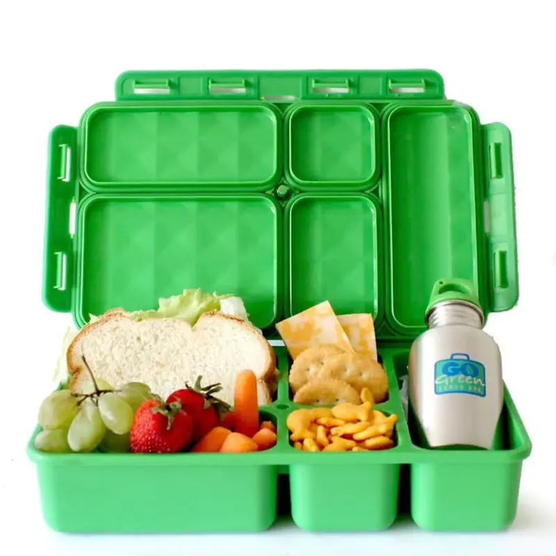 Go Green Food Box, LARGE Lunchbox - Healthy Snacks NZ