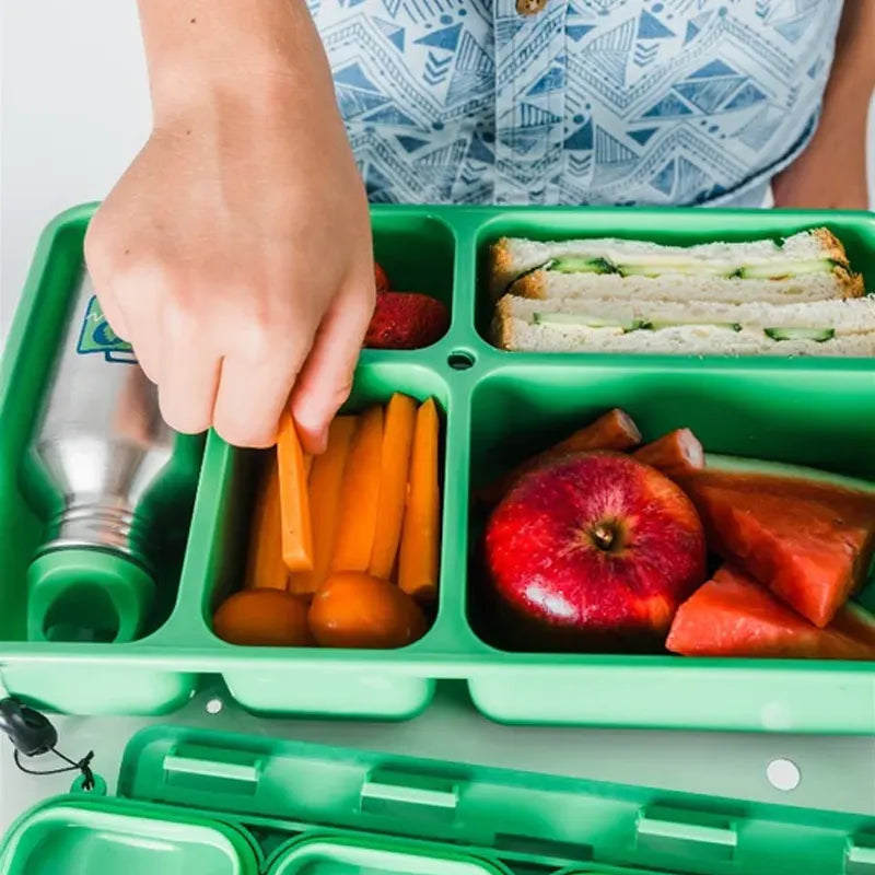 Go Green Food Box, LARGE Lunchbox - Healthy Snacks NZ