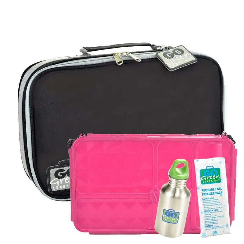 Go Green Lunchbox Set, Black Stallion - Healthy Snacks NZ