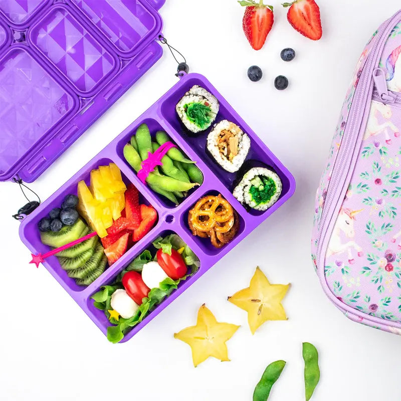 Go Green Lunchbox Set, Pretty n Pink - Healthy Snacks NZ