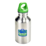 Load image into Gallery viewer, Go Green Stainless Steel Bottle, 240ml - Healthy Snacks NZ
