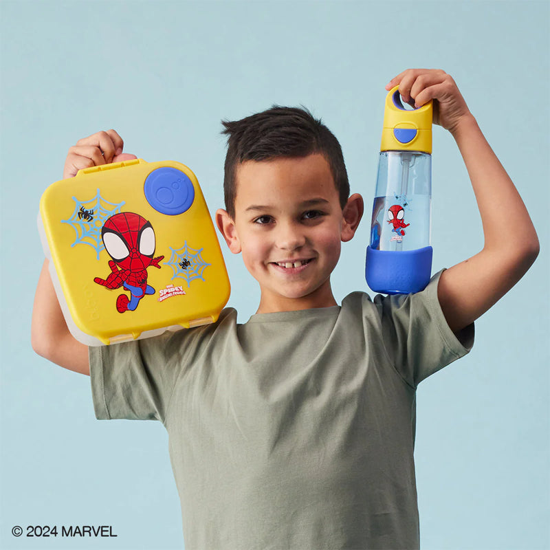Marvel™ Spidey B.Box, LARGE Tritan Bottle, 600ml - Healthy Snacks NZ