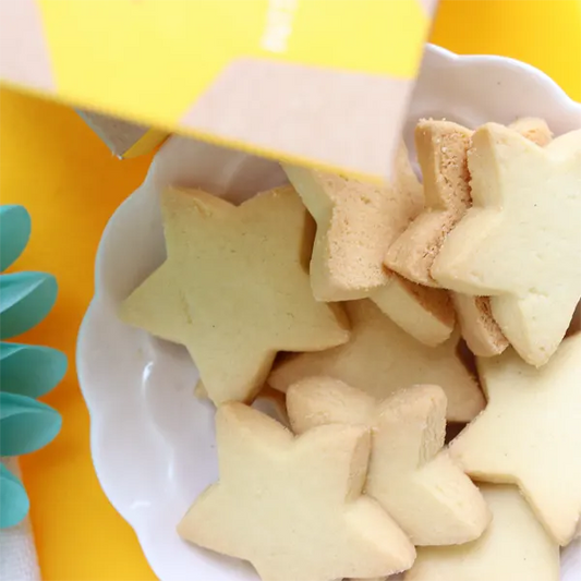 Molly Woppy, Christmas Shortbread Festive Stars, 130g - Healthy Snacks NZ