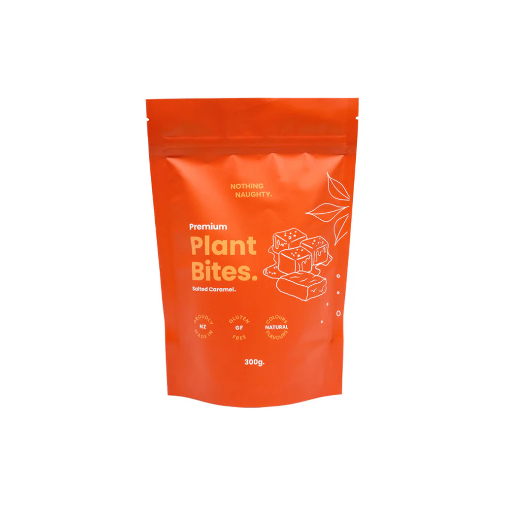 Orange package of Primum Plant Bites on a white background