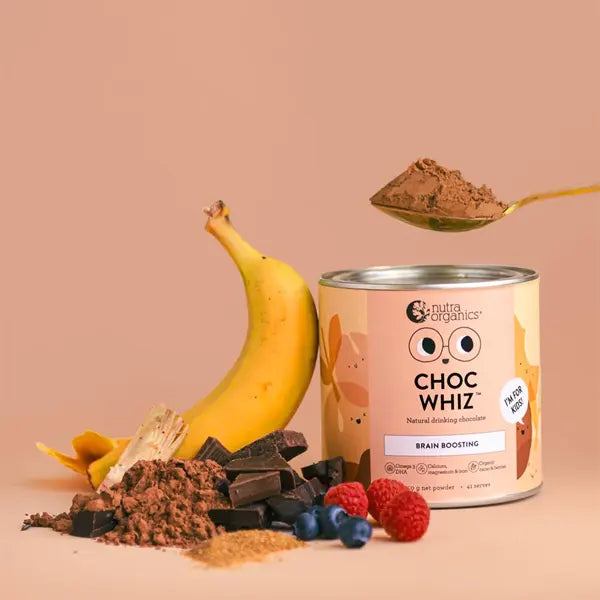Nutra Organics, Choc Whiz (GF), 250g - Healthy Snacks NZ