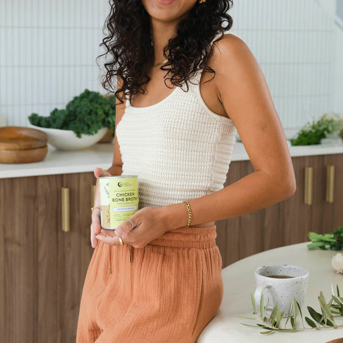 Nutra Organics, Chicken Bone Broth, Garden Herbs  (GF/DF), 125g - Healthy Snacks NZ