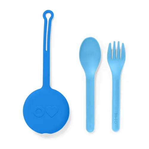 OmieBox Cutlery Pod Set, Assorted Colours - Healthy Snacks NZ