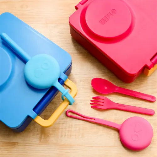 OmieBox Cutlery Pod Set, Assorted Colours - Healthy Snacks NZ
