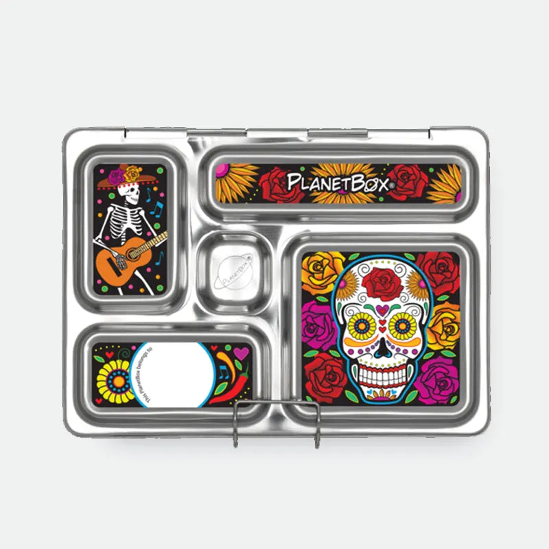 PlanetBox Rover Magnets. Dia De Los Muertos- Healthy Snacks NZ