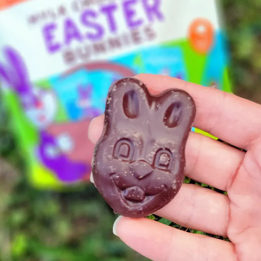 Sweet William, Easter Bunnies, Vegan Chocolate, Multipack (V/DF/GF), 155g - Healthy Snacks NZ