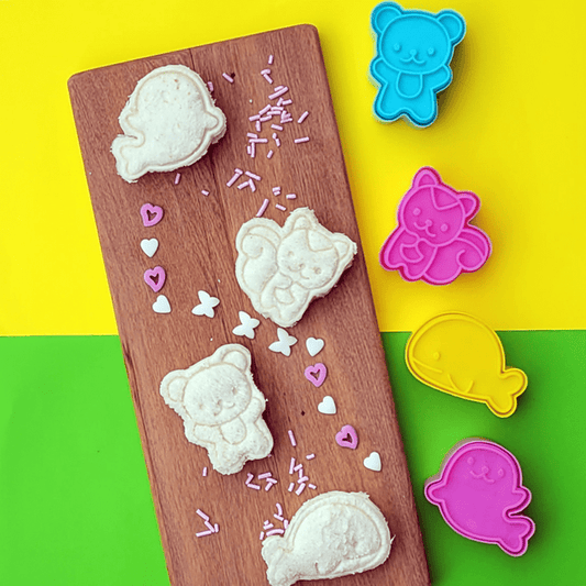 (4pc) Animals Sandwich Cutters Set - Healthy Snacks NZ