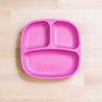 Load image into Gallery viewer, Re-Play Divided Plate Bright Pink - Healthy Snacks NZ
