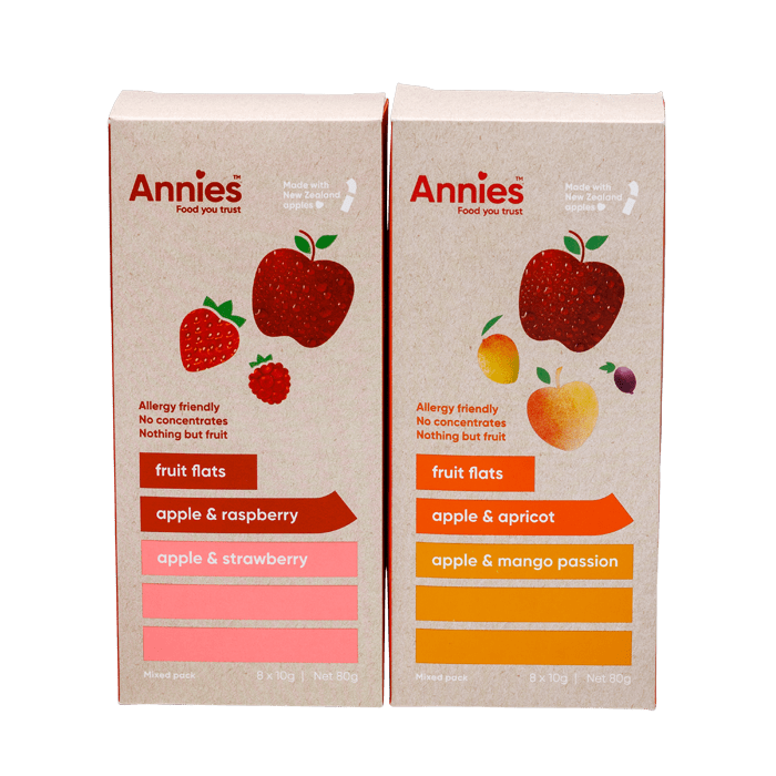 Annies, Fruit Flats (GF/DF), 8 Packs - Healthy Snacks NZ