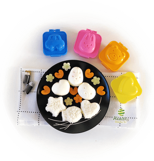 (6pc) Egg Molds/Rice Shapes - Healthy Snacks NZ