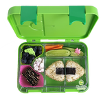 Load image into Gallery viewer, Leakproof Convertible Kids Bento 6 Lunchbox – Green - Healthy Snacks NZ - Buy Online NZ
