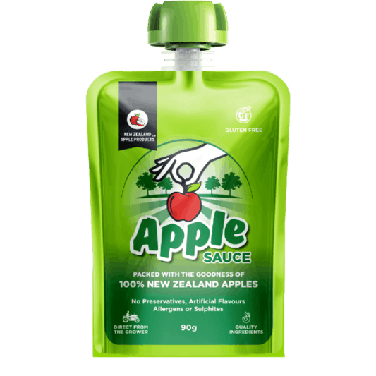 Healthy Snacks NZ - Fruit Hitz, NZ Apple Sauce - Puree Snacks for Kids