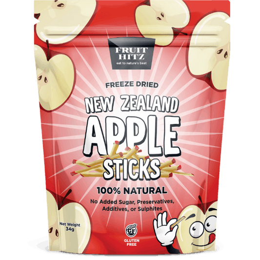 Healthy Snacks NZ - NZ Apple Sticks Freeze-dried - Buy Online