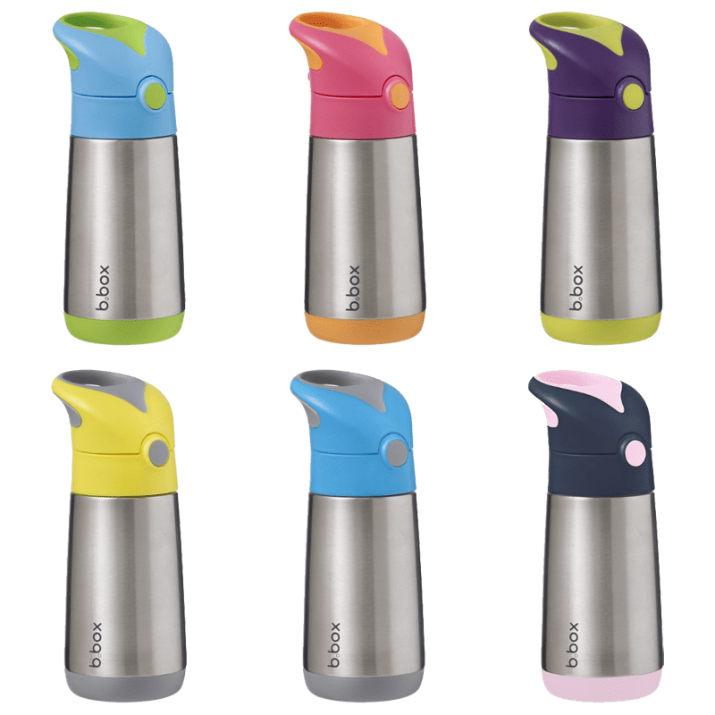 B.Box Insulated Stainless Steel Drink Bottle 350ml Healthy Snacks NZ