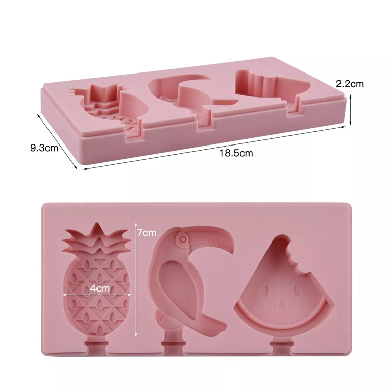 Silicone Ice Pop Moulds, Size - Healthy Snacks NZ