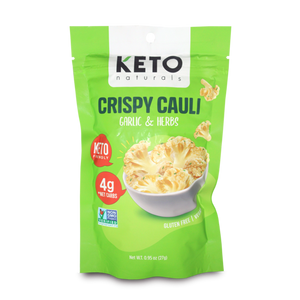 Keto Naturals, Cauliflower Bites, Garlic & Herbs - Healthy Snacks NZ 