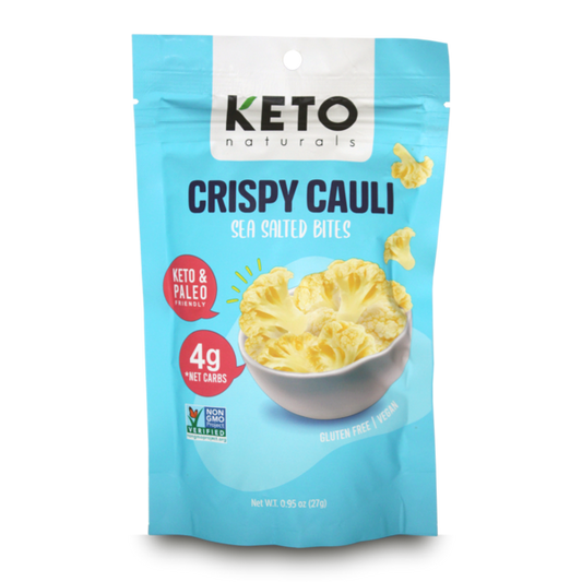 Keto Naturals, Cauliflower Bites, Sea Salt - Healthy Snacks NZ