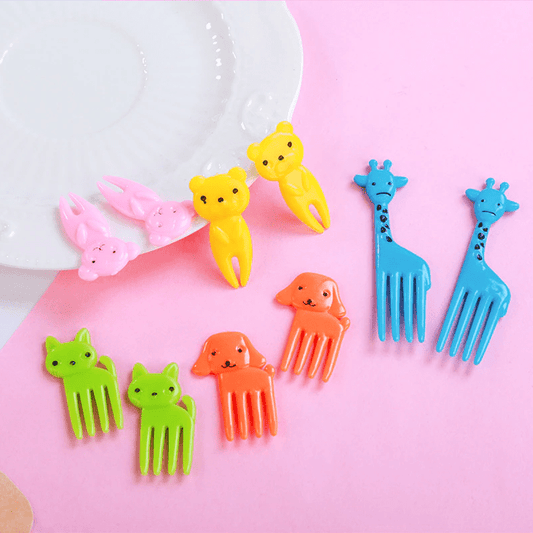 (10pc) Food Picks, Giraffe - Healthy Snacks NZ