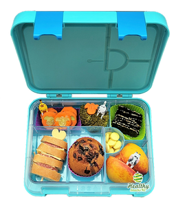 Maxi Leakproof Bento 6 Lunchbox Blue, Healthy Snacks NZ - Order Online