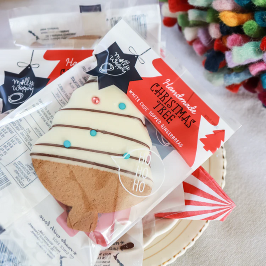 Molly Woppy, Handmade Gingerbread Christmas Tree, 44g - Healthy Snacks NZ