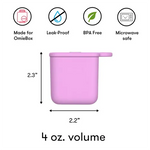 Load image into Gallery viewer, (2pc) OmieBox Silicone Dip Containers, Assorted Colours - Healthy Snacks NZ
