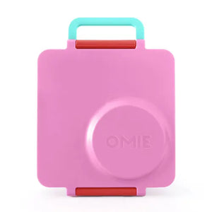 OmieBox V.2 Thermal Hot & Cold Lunchbox, Pink Berry - Healthy Snacks NZ