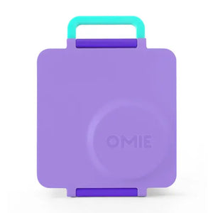 OmieBox V.2 Thermal Hot & Cold Lunchbox, Purple Plum - Healthy Snacks NZ