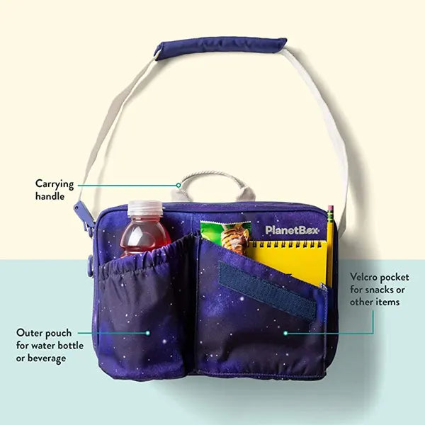 PlanetBox Carry Bag, Rover/Launch, Stardust - Healthy Snacks NZ
