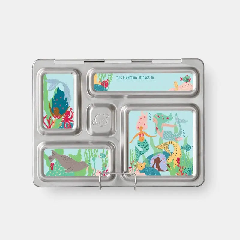 PlanetBox Rover Magnets. Mermaid Lagoon - Healthy Snacks NZ