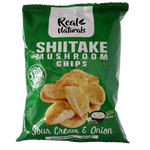 Load image into Gallery viewer, Real Naturals, Shiitake Mushroom Chips, Sour Cream &amp; Onion - Healthy Snacks NZ
