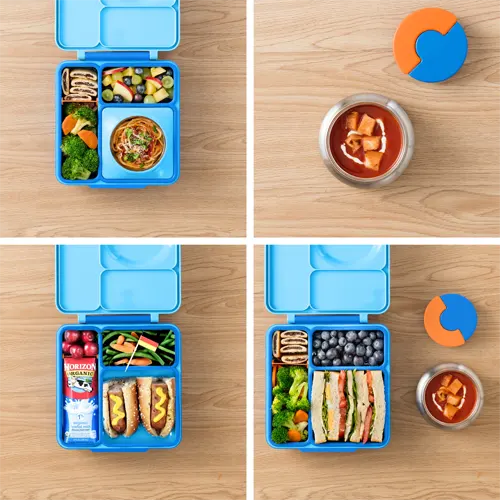 OmieBox V.2 Thermal Hot & Cold Lunchbox, Assorted Colours - Healthy Snacks NZ