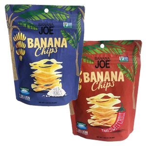 Banana Joe Probiotic Chips, Sea Salt/Sweet Chili, 47g - Healthy Snacks NZ