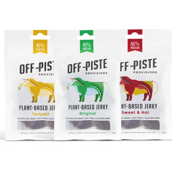 Off-Piste Provisions, NZ Made Plant-Based Jerky - Healthy Snacks NZ
