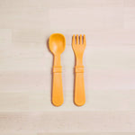 Load image into Gallery viewer, (2pc) Re-Play Utensils Sunny Yellow - Healthy Snacks NZ
