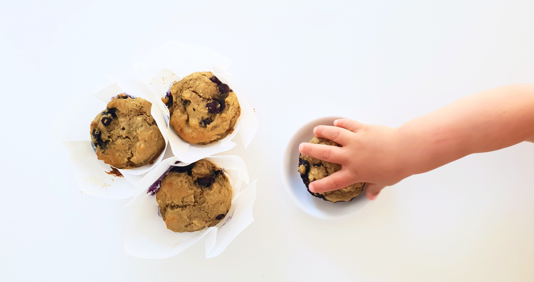 Avocado & Blueberry Muffins
