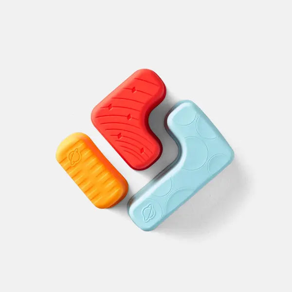 (3pc) PlanetBox Silicone Puzzle Pods, Launch/Shuttle - Healthy Snacks NZ