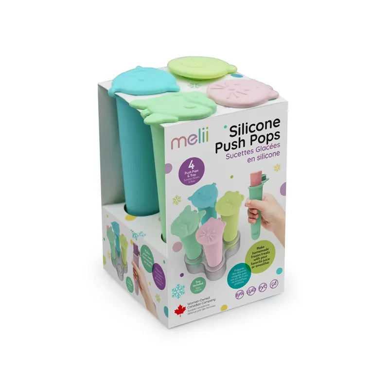 (4pc) Melii Silicone Ice Pops with Tray - Healthy Snacks NZ