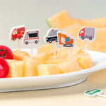 Load image into Gallery viewer, (6pc) Food Picks, Vehicles - Healthy Snacks NZ
