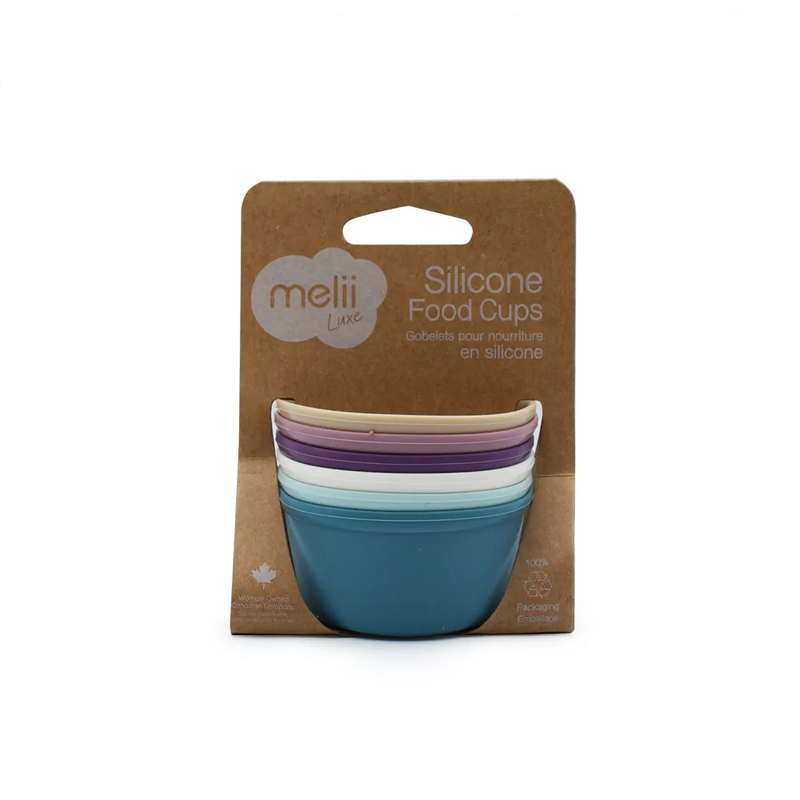 (6pc) Melii Silicone Food Cups - Healthy Snacks NZ