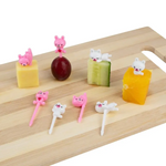 Load image into Gallery viewer, (8pc) 3D Food Picks, Bunny - Healthy Snacks NZ
