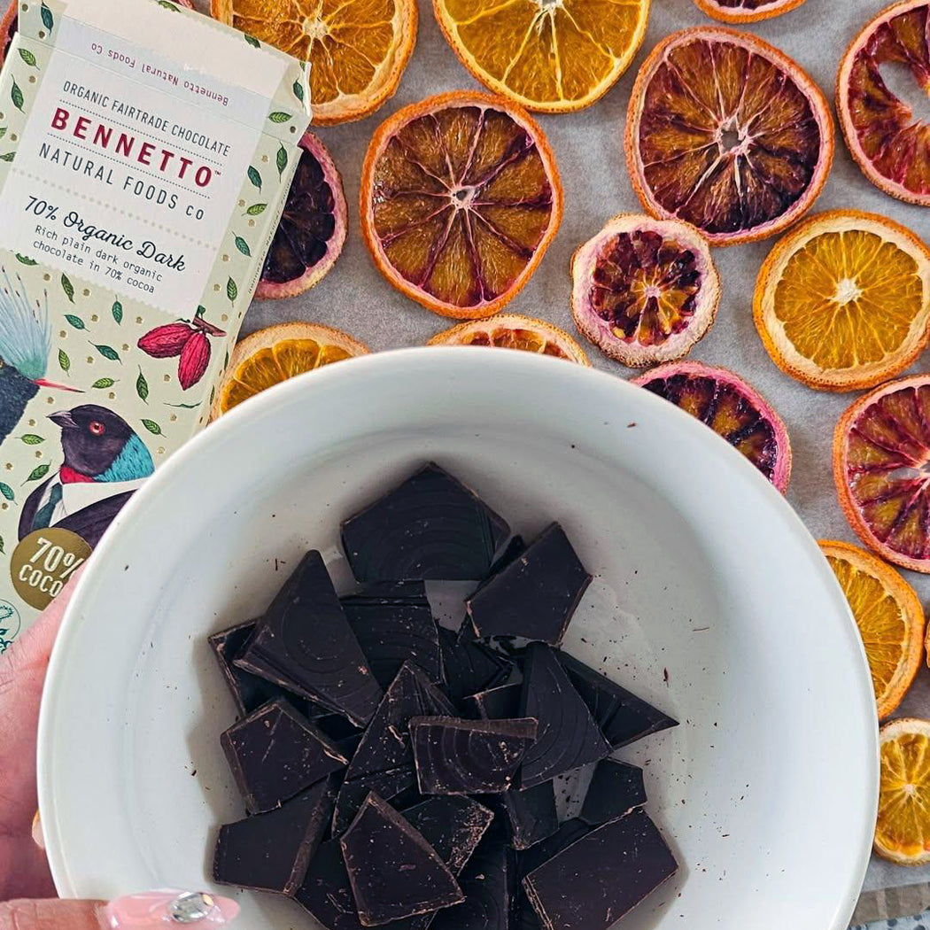 Aroy Store, 100% Dehydrated Citrus sipped in dark chocolate